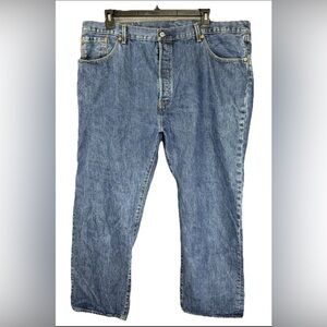 Levi’s 501xx Jeans Mens 44x32 Blue Original Fit Button Fly Straight Medium Wash